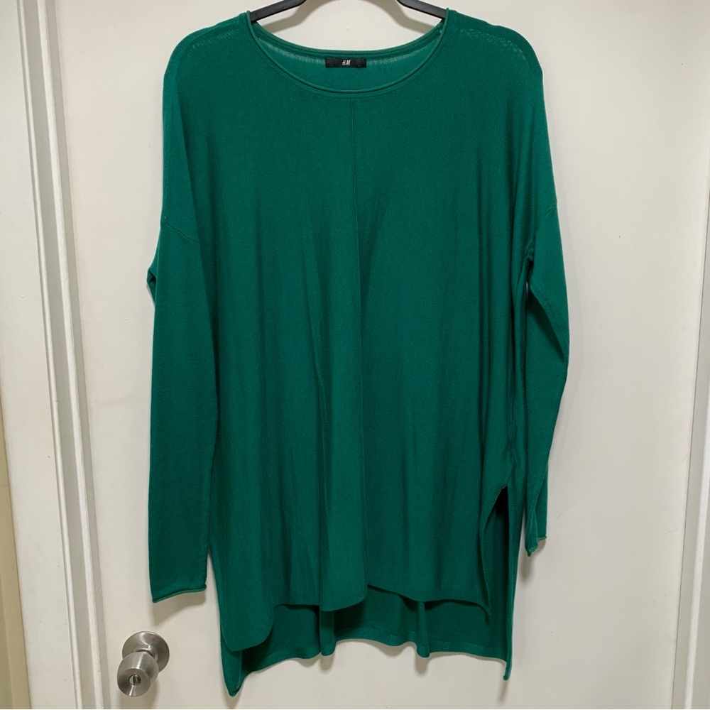 H&M Teal Knit Top